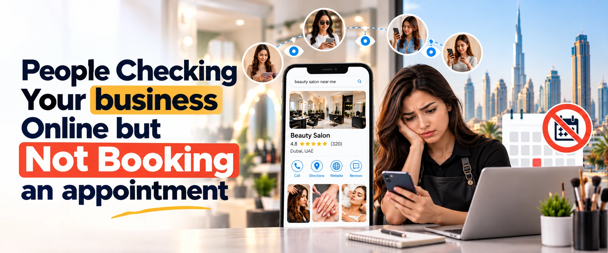 Why Are People Checking Your Business Online but Not Booking an Appointment?
